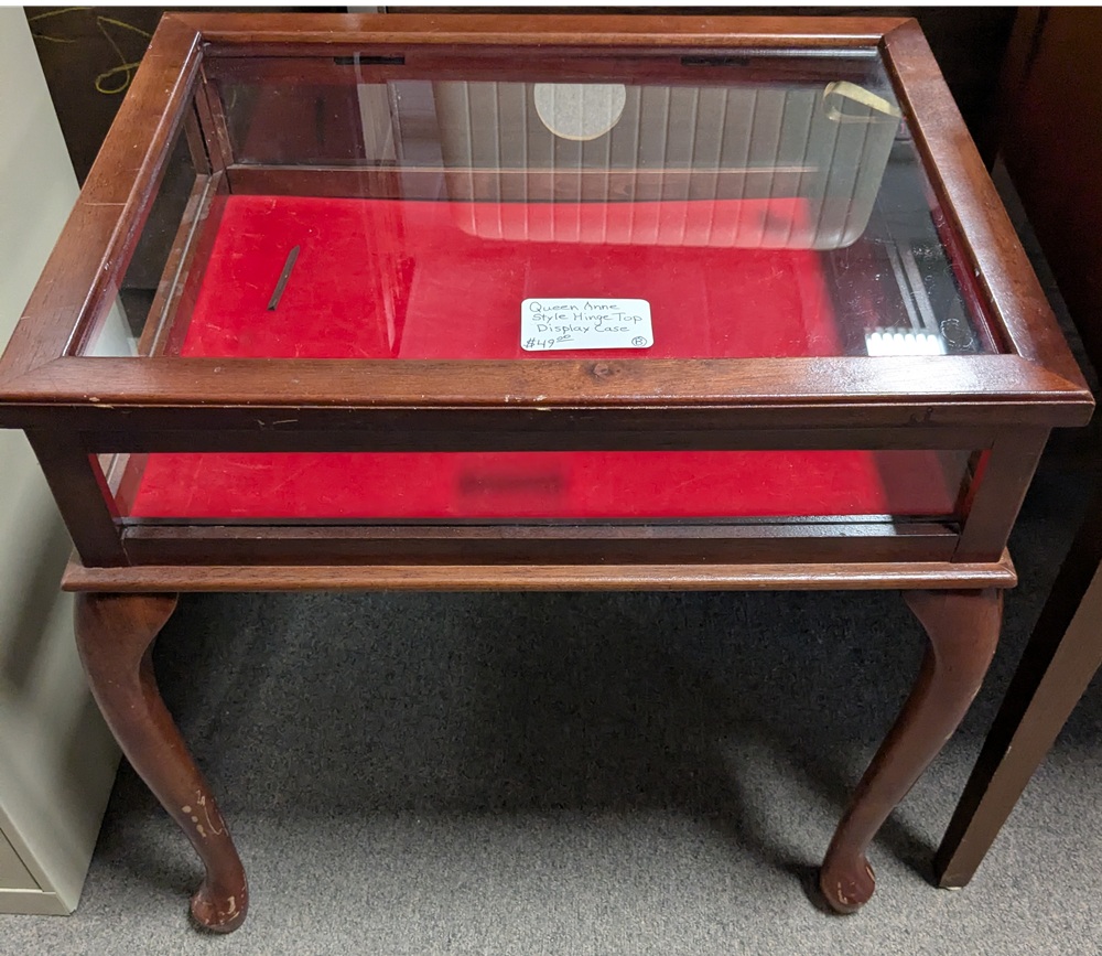Hinge Top Display Case $49