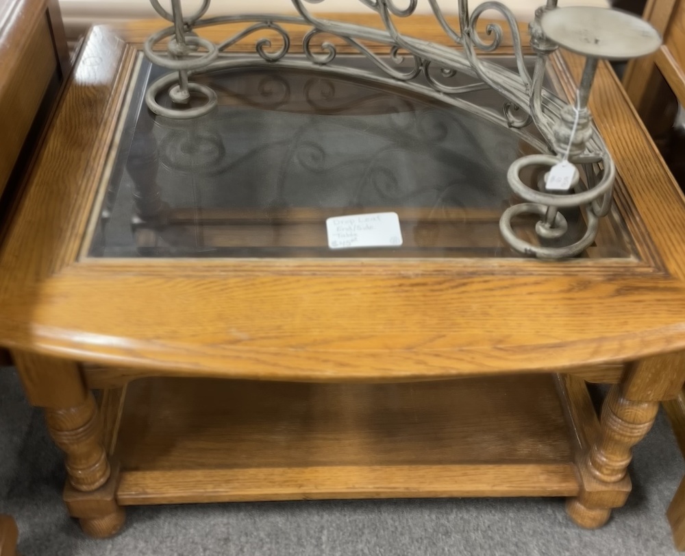 Drop Leaf End-Side Table $45