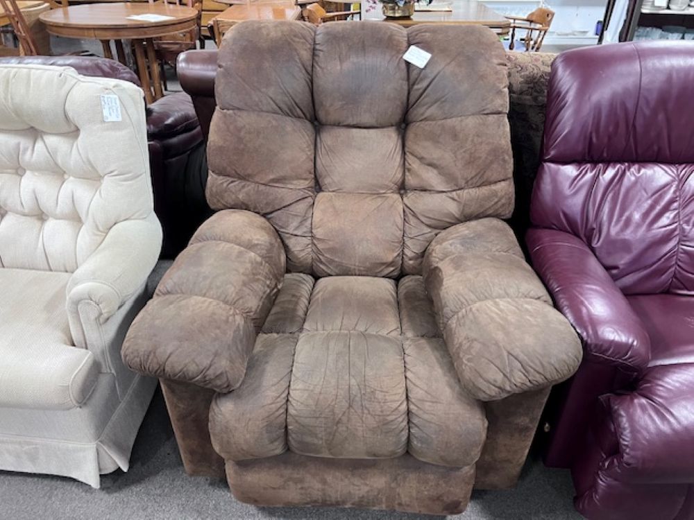 LaZBoy Brown Microfiber Rocker-Recliner $299