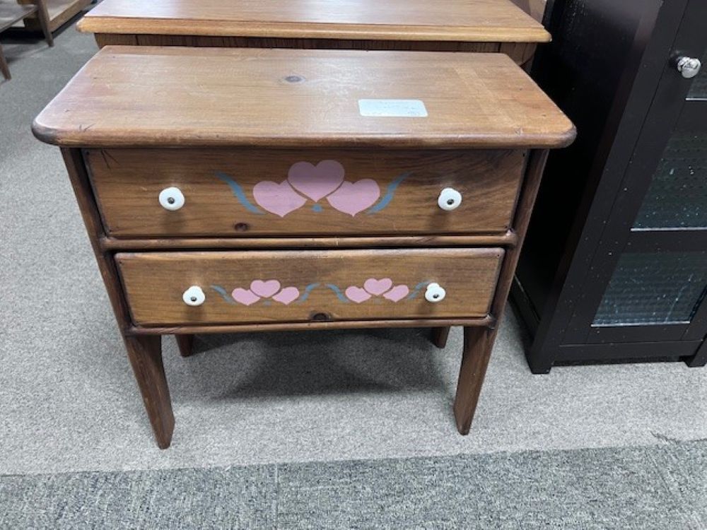 2 Drawer Side Table $45