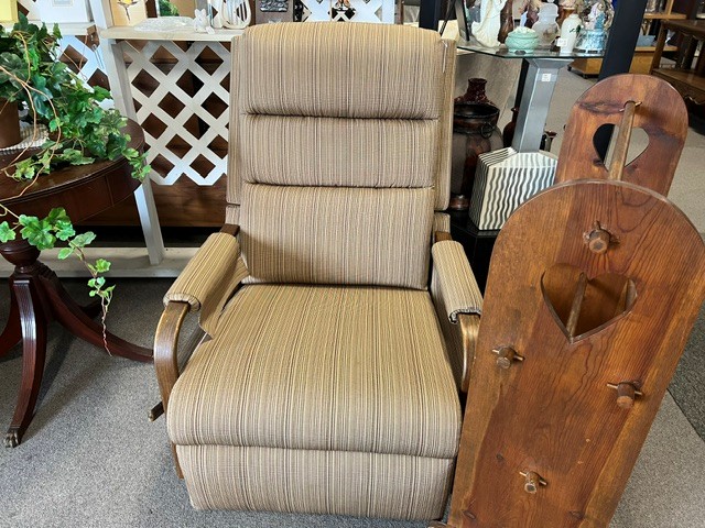 Gold Stripe LaZBoy Rocker REcliner $159