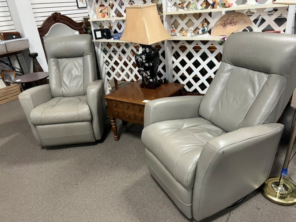 Grey Swivel Electric Rocker Recliners $279 each