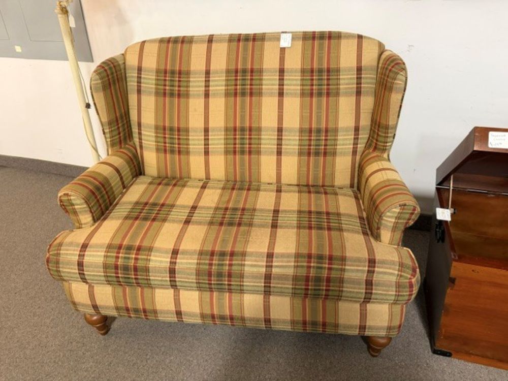 Plaid Flexsteel Loveseat $149