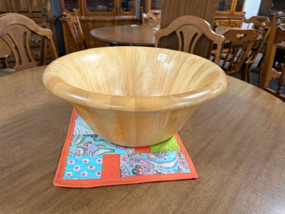 Rubberwood Bowl $50
