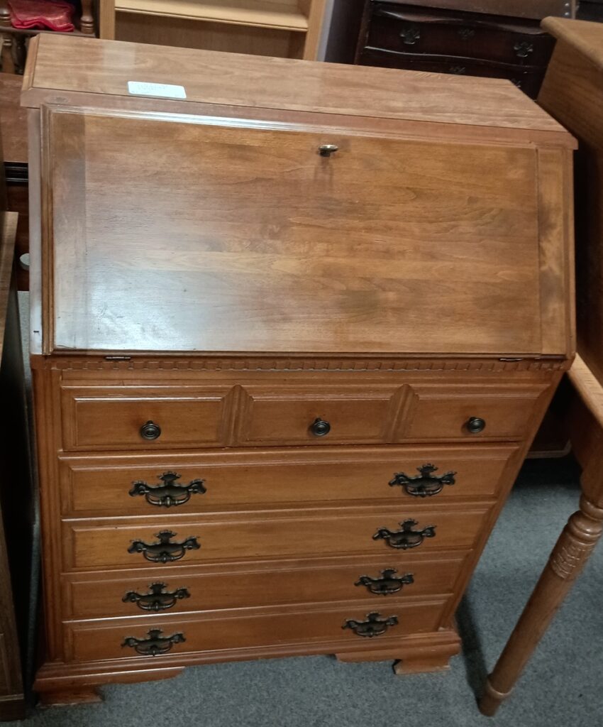Deep Front Three Drawer Desk