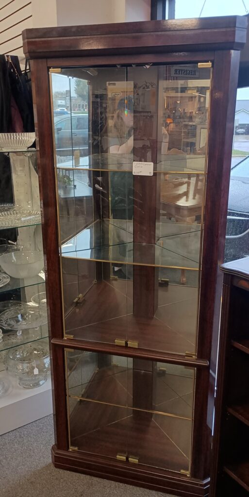 Lighted Corner Curio $139
