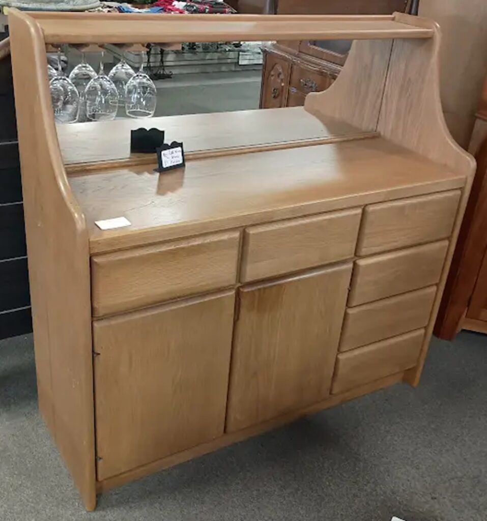 Side Board Dry Bar $379