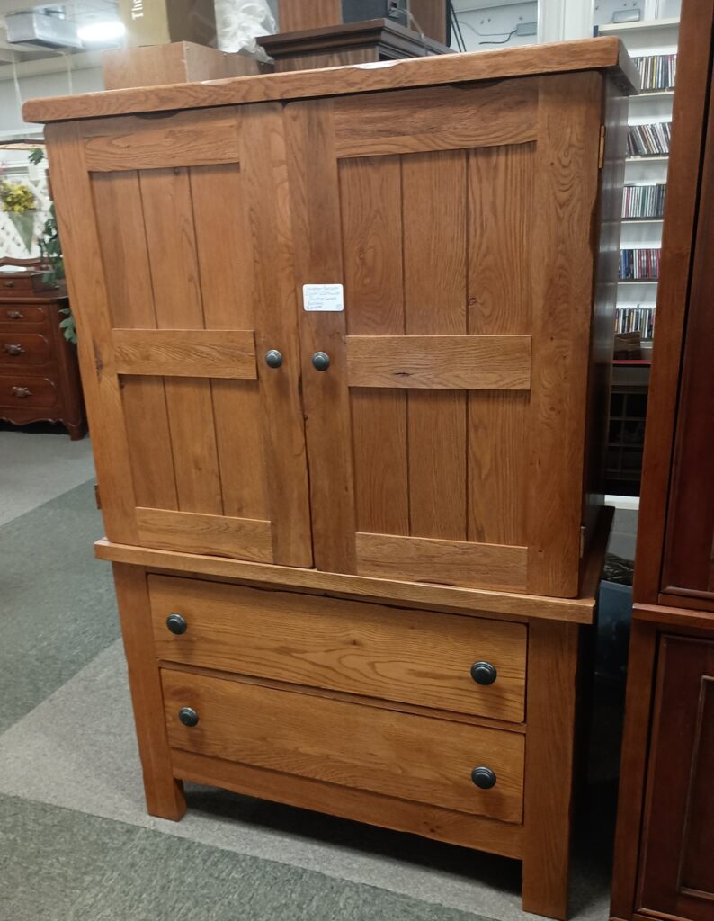 Vaughan Bassett Two Door Two Drawer Rustic Look Bureau $249