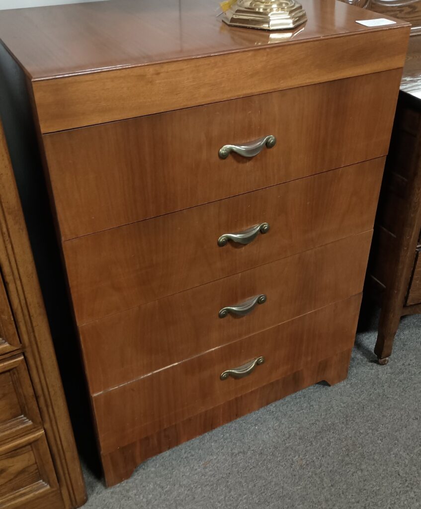 Vintage Four Drawer Chest $189